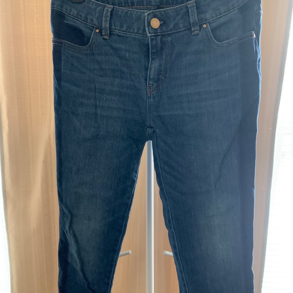 Straight jean, two tone blue